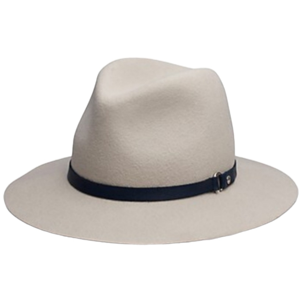 rag & bone Finley Wool Fedora, Size Small, Parchment, NWT